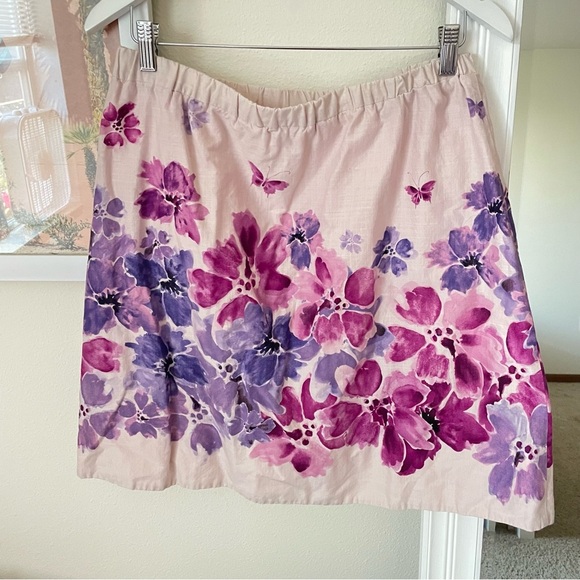 Anthropologie Edme & Esyllte Floral Mini Skirt - Picture 5 of 5